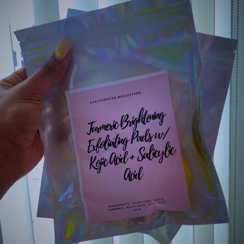 Turmeric Brightening Exfoliating Pads w/ Kojic Acid + Salicylic Acid